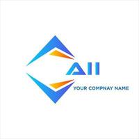 AII abstract technology logo design on white background. AII creative initials letter logo concept. vector