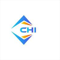 CHI abstract technology logo design on white background. CHI creative initials letter logo concept. vector