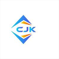 cjk resumen tecnología logo diseño en blanco antecedentes. cjk creativo iniciales letra logo concepto. vector