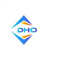 DHO abstract technology logo design on white background. DHO creative initials letter logo concept. vector
