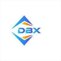 dbx resumen tecnología logo diseño en blanco antecedentes. dbx creativo iniciales letra logo concepto. vector