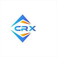 CRX abstract technology logo design on white background. CRX creative initials letter logo concept. vector