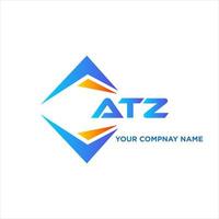 atz resumen tecnología logo diseño en blanco antecedentes. atz creativo iniciales letra logo concepto. vector