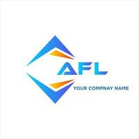 AFL abstract technology logo design on white background. AFL creative initials letter logo concept. vector