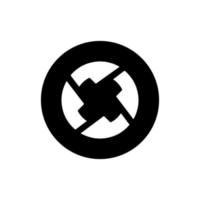 0x ZRX icon isolated on white background. vector
