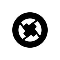 0x ZRX icon isolated on white background. vector