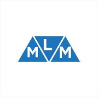 LMM abstract initial logo design on white background. LMM creative initials letter logo concept. vector