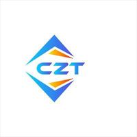 CZT abstract technology logo design on white background. CZT creative initials letter logo concept. vector