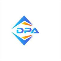 dpa resumen tecnología logo diseño en blanco antecedentes. dpa creativo iniciales letra logo concepto. vector