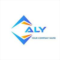 ALY abstract technology logo design on white background. ALY creative initials letter logo concept. vector