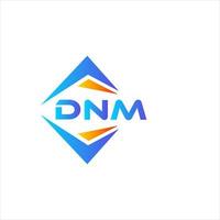 DNM abstract technology logo design on white background. DNM creative initials letter logo concept. vector
