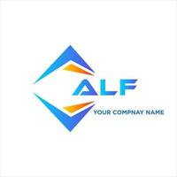 ALF abstract technology logo design on white background. ALF creative initials letter logo concept. vector