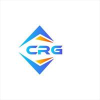 CRG abstract technology logo design on white background. CRG creative initials letter logo concept. vector