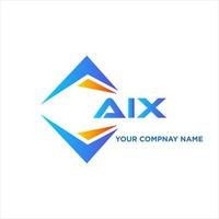 AIX abstract technology logo design on white background. AIX creative initials letter logo concept. vector