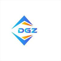 dgz resumen tecnología logo diseño en blanco antecedentes. dgz creativo iniciales letra logo concepto. vector