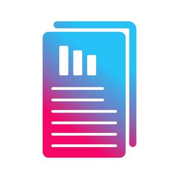 icono de vector de informes