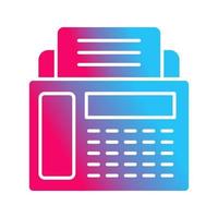 Fax Machine Vector Icon