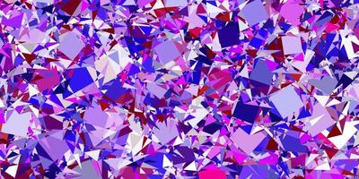 Light Purple, Pink vector template with triangle shapes.