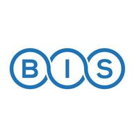 BIS letter logo design on white background. BIS creative initials letter logo concept. BIS letter design. vector
