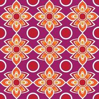 Flat design creative arabesque pattern vector
