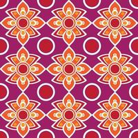 Flat design creative arabesque pattern vector