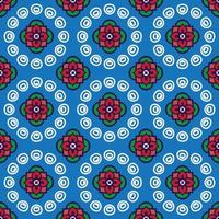 ceramic mosaic tile seamless pattern vector