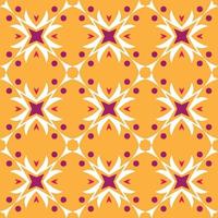 Flat design creative arabesque pattern vector