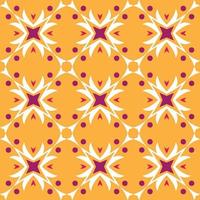 Flat design creative arabesque pattern vector