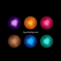 abstract logo design icon gradient colorful vector