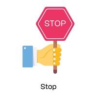 Stop and go sign icon vector design 9940787 Vector Art at Vecteezy