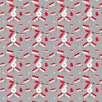 pattern indonesian flags in grey background vector