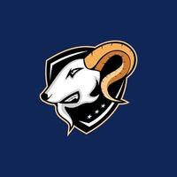 goat logo design vector