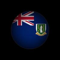 Country Virgin Islands. Virgin Islands flag. Vector illustration.