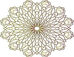 Mandala flower art design vector