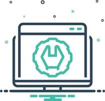 Mix icon for web optimization vector