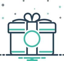 Mix icon for present vector