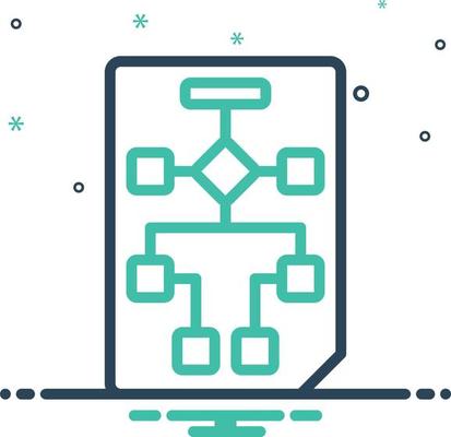 Mix icon for workflow planning