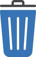 garbage bin vector illustration on a background.Premium quality symbols.vector icons for concept and graphic design.