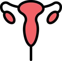 uterus vector illustration on a background.Premium quality symbols.vector icons for concept and graphic design.