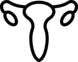 uterus vector illustration on a background.Premium quality symbols.vector icons for concept and graphic design.