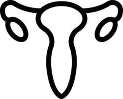 uterus vector illustration on a background.Premium quality symbols.vector icons for concept and graphic design.