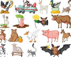 Set of different kinds of animals vector