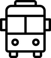 ilustración de vector de autobús escolar en un fondo. símbolos de calidad premium. iconos vectoriales para concepto y diseño gráfico.