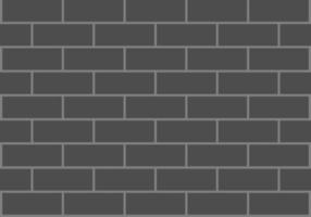Black brick wall pattern background flat vector design.