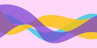 abstract wavy background vector