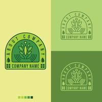 logo for the botanical field plantations, agriculture, plants, flowers, and the like.