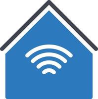 wireless house vector illustration on a background.Premium quality symbols.vector icons for concept and graphic design.