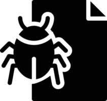 bug file vector illustration on a background.Premium quality symbols.vector icons for concept and graphic design.