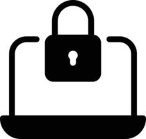 laptop lock vector illustration on a background.Premium quality symbols.vector icons for concept and graphic design.