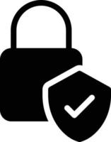 shield lock vector illustration on a background.Premium quality symbols.vector icons for concept and graphic design.
